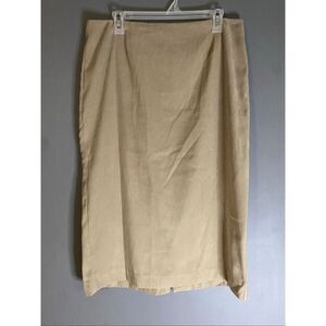 Cato Brown Beige Straight Pencil Skirt Size 12